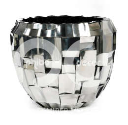 Boxer Planter Stainless Steel Polished