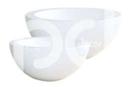 Fiberston Glossy White Bowl 