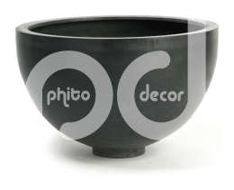 Deco Poly Bowl Black