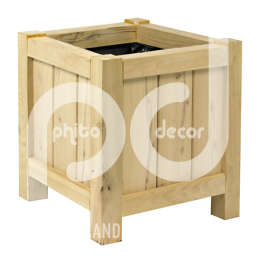 Robinia Wooden Planter | Square